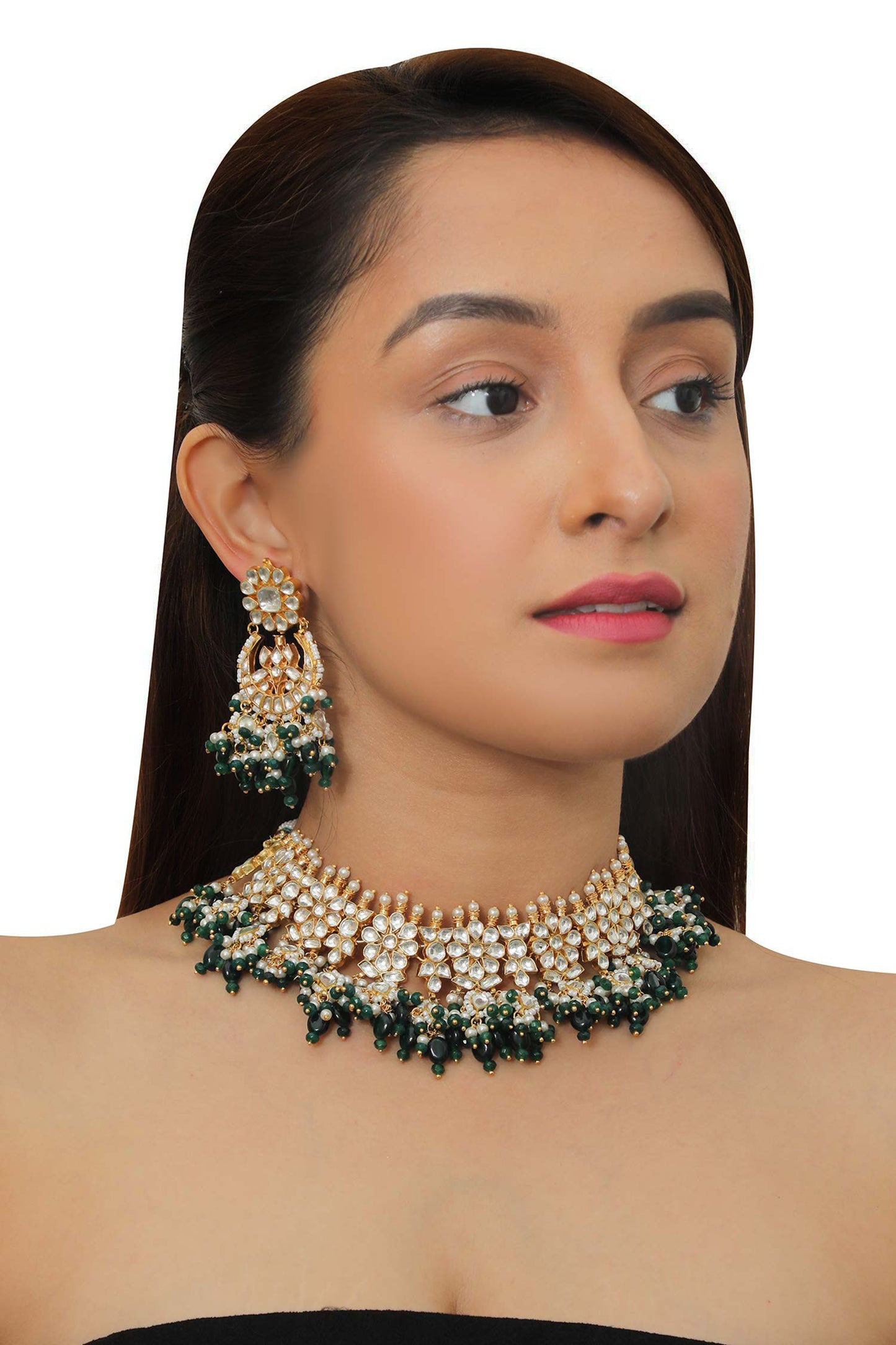 Bead Drop Choker Set 