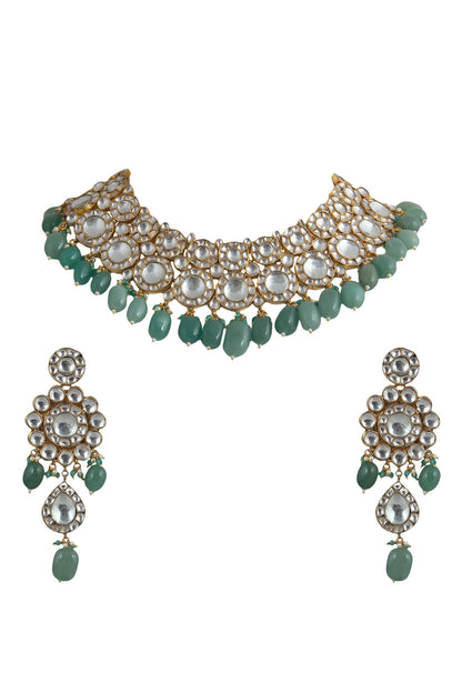 Bead Drop Necklace Set 