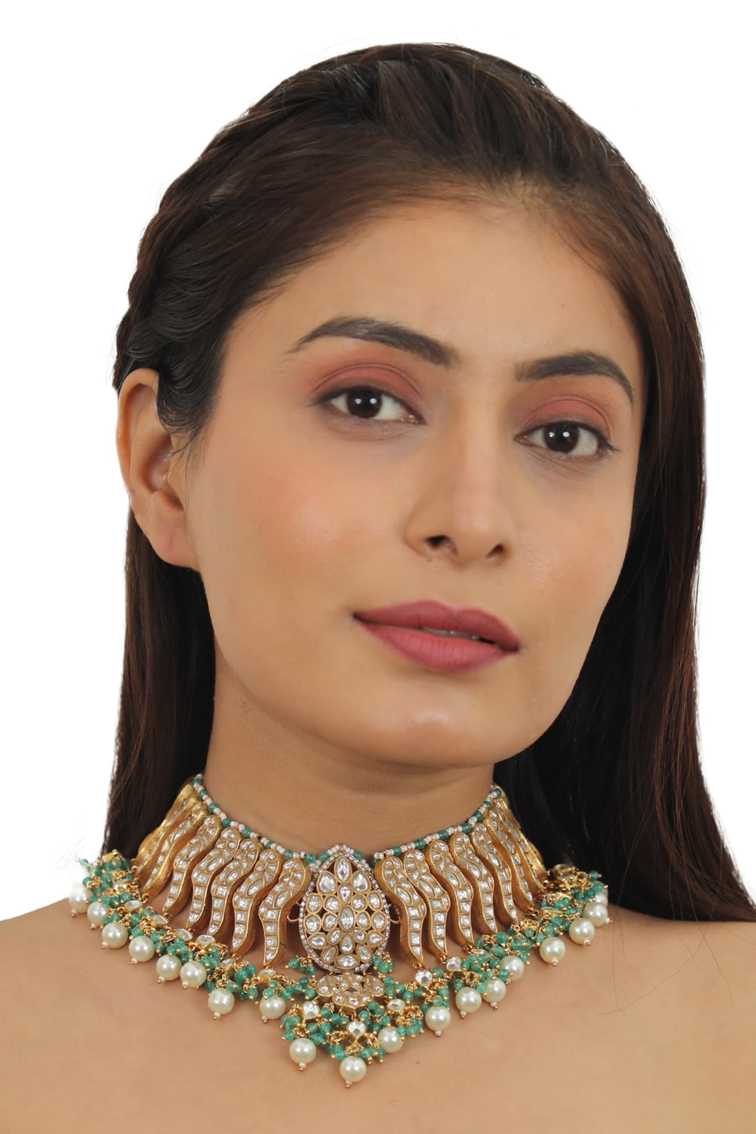 Bead Drop Necklace Set 