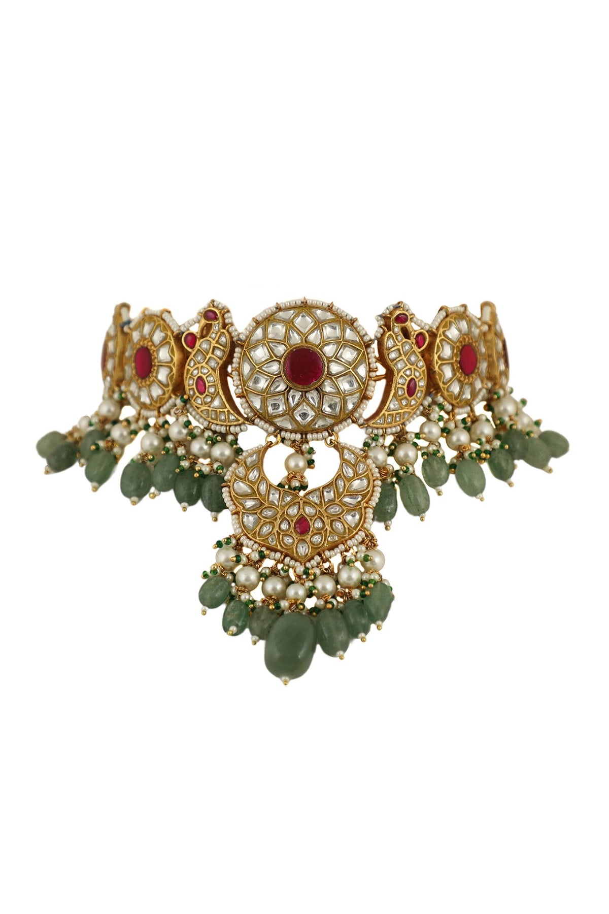 Stone Embellished Necklace Set 