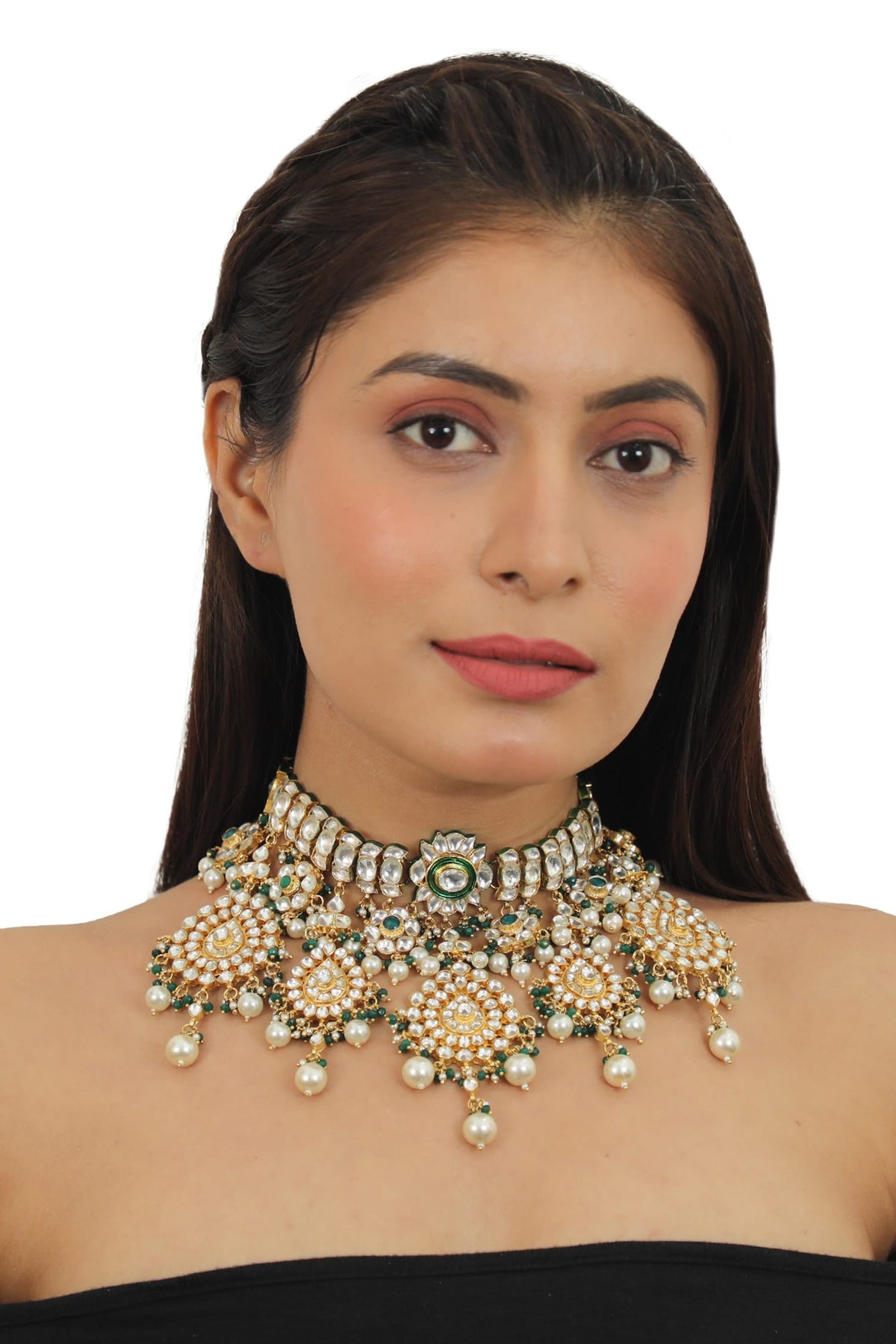 Bead Drop Necklace Set 