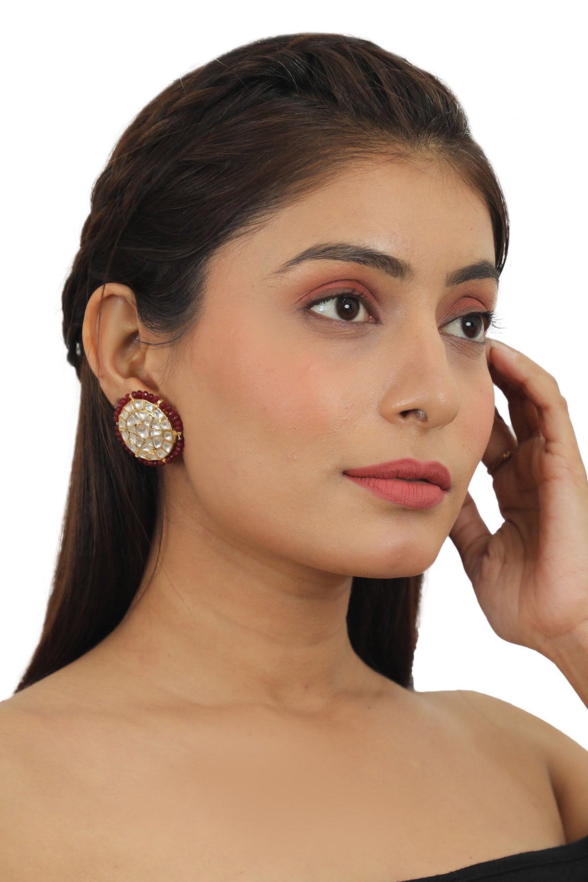 Bead Embellished Necklace Set 