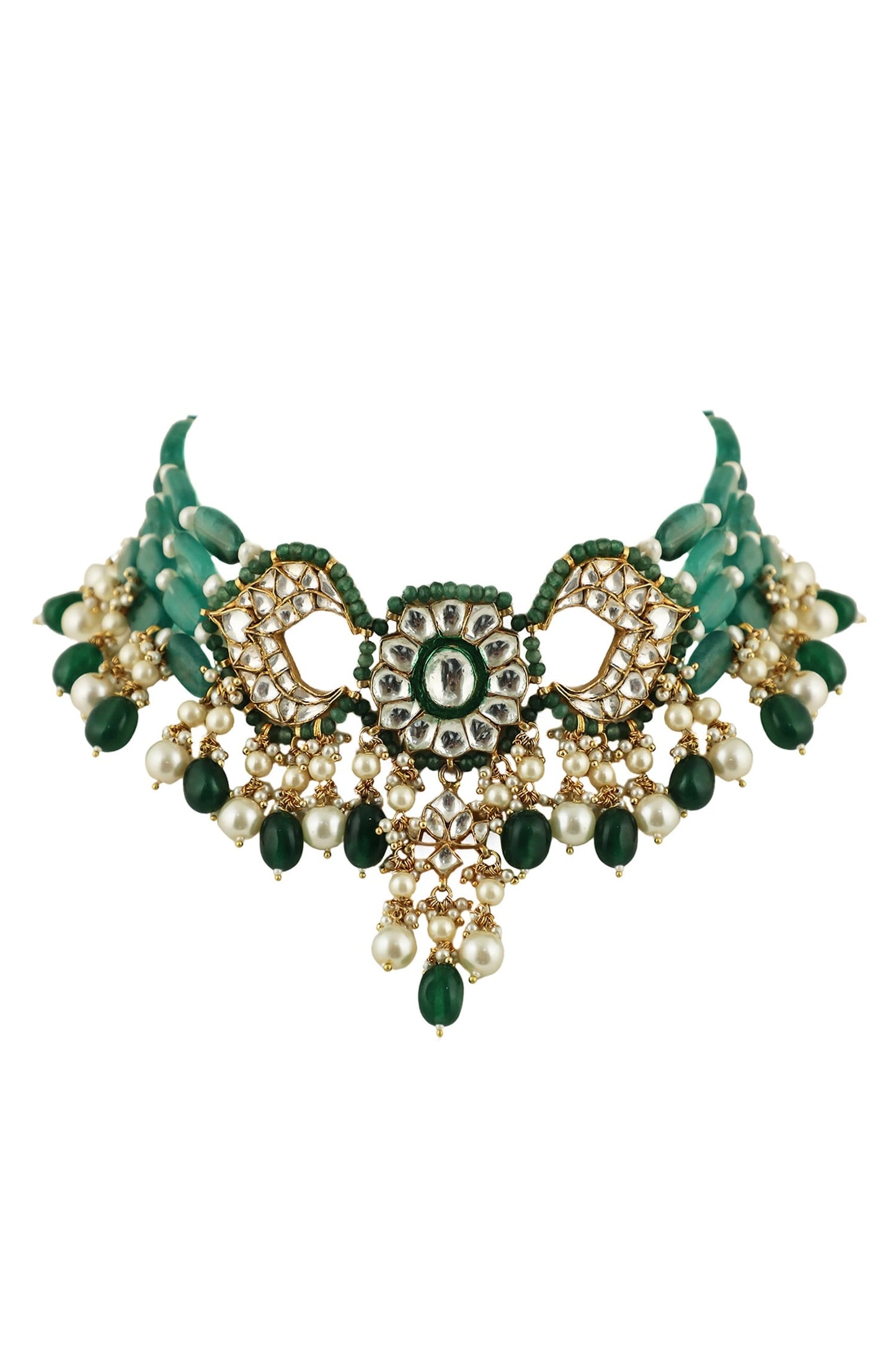 Bead Drop Necklace Set 