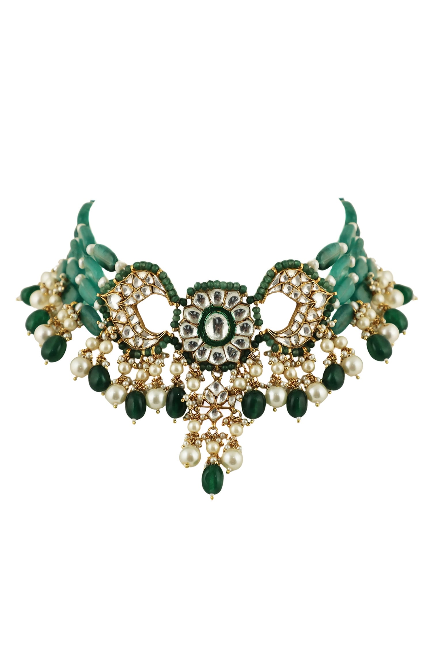 Bead Drop Necklace Set 