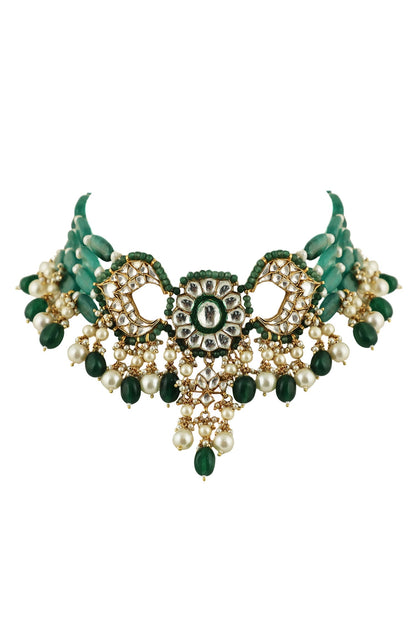 Bead Drop Necklace Set 