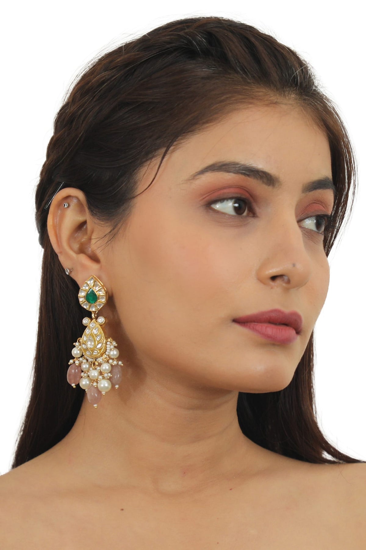 Bead Embellished Necklace Set 