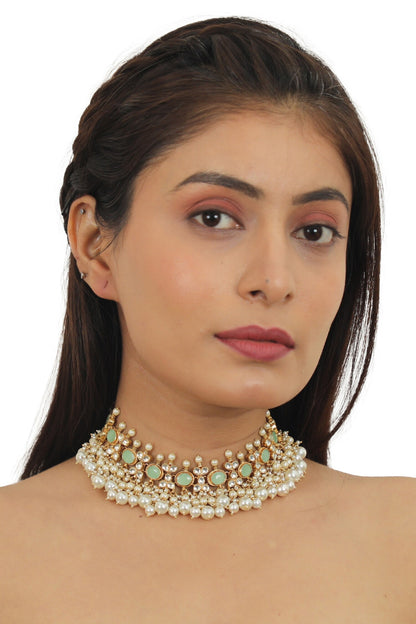 Bead Drop Necklace Set 