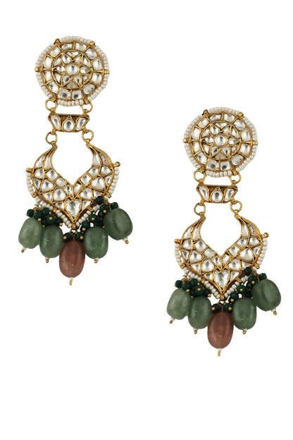 Stone Carved Necklace Set 