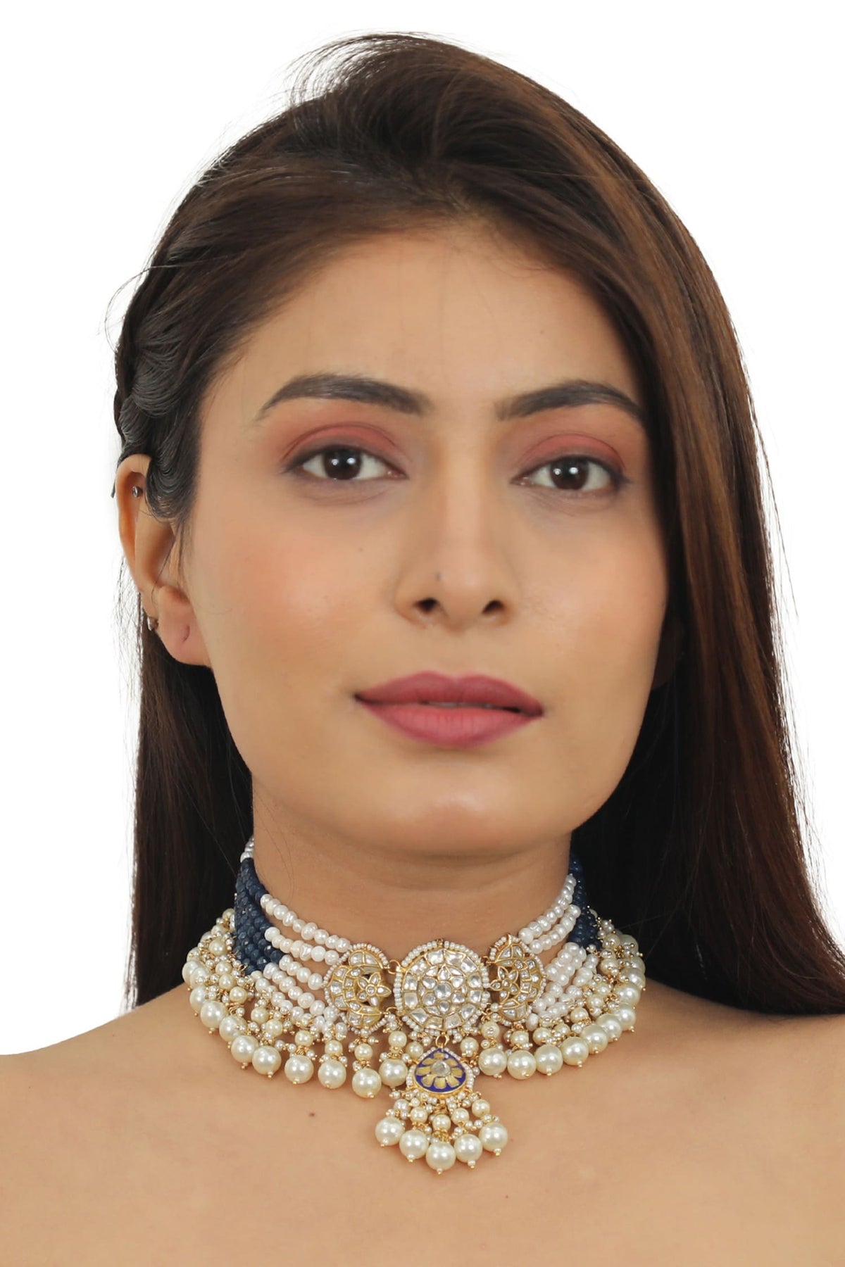 Bead Drop Necklace Set 