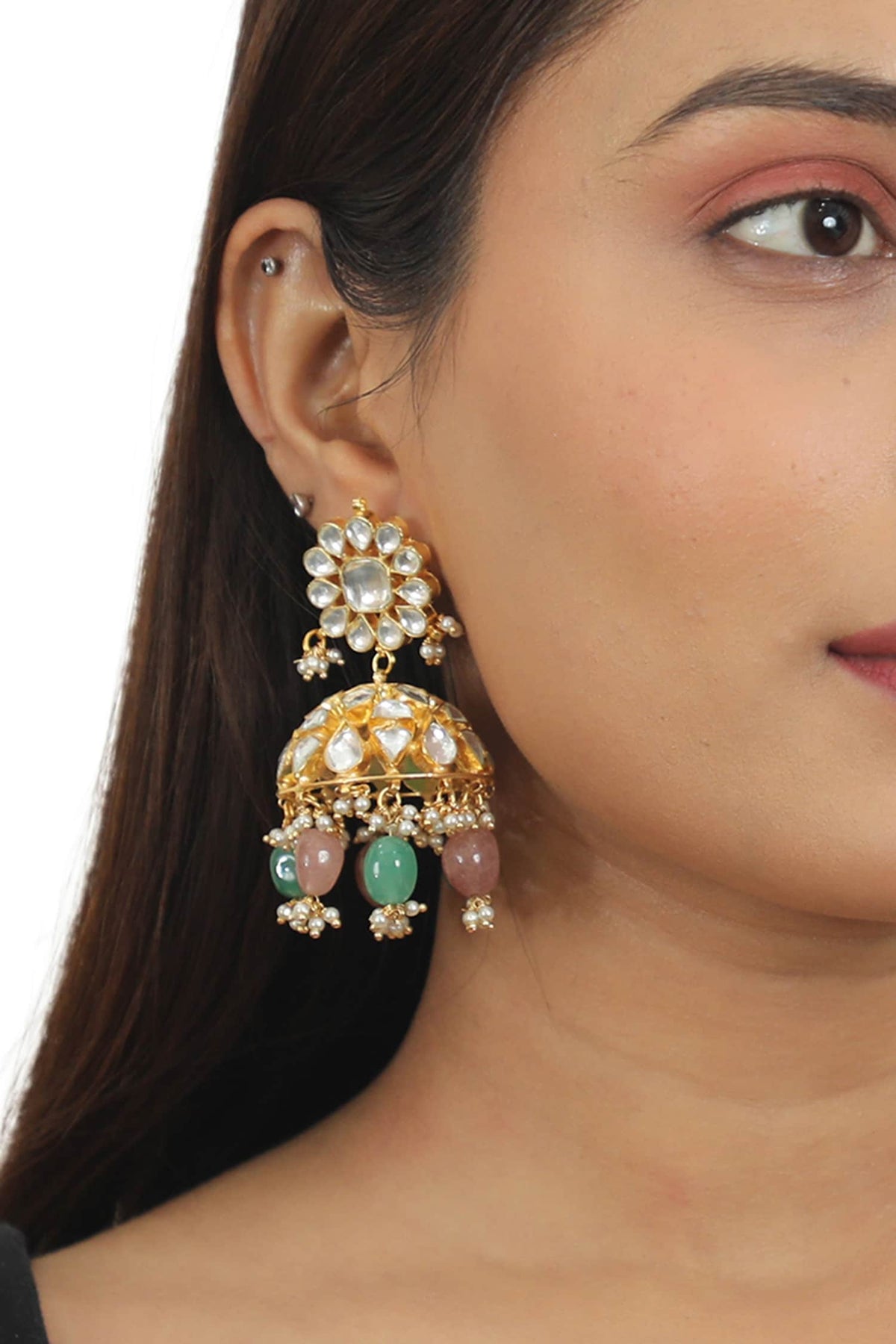 Stone Embellished Necklace Set 