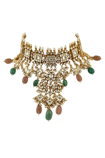 Stone Embellished Necklace Set 