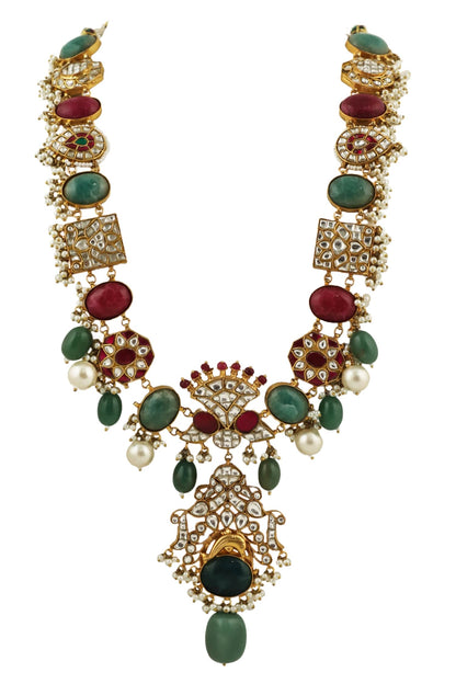 Stone Embellished Necklace Set 