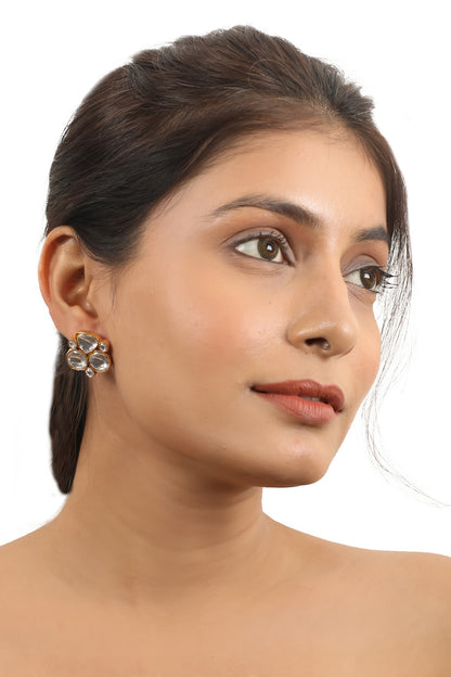 Jadtar Choker Set With Pearl Drops 