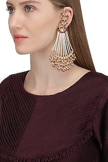 Gold Plated Long Passa Earrings