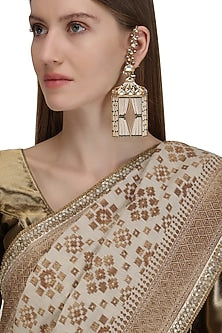 Gold Plated Mogra Earrings