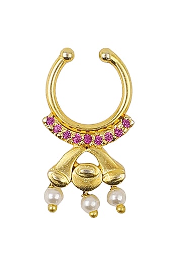 Gold Plated Shennai Septum Nose Ring