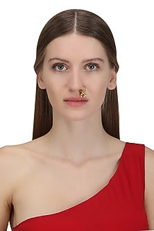 Gold Plated Shennai Septum Nose Ring