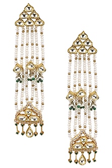 Gold Plated Mogra Earrings