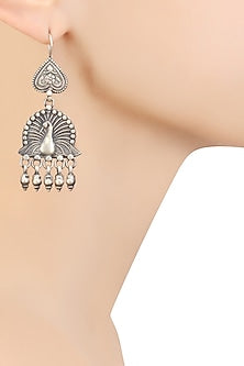 Silver Leaf Earrings