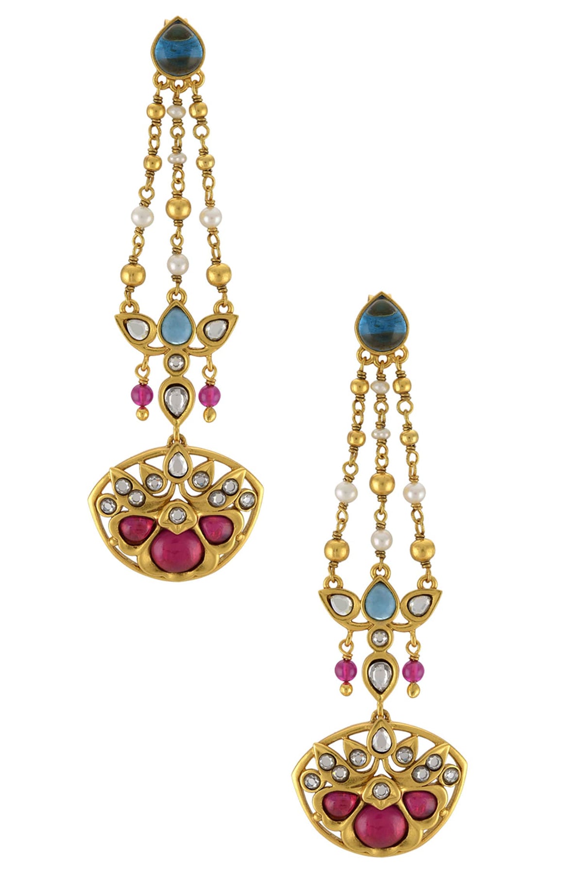  Stone Chain Danglers 