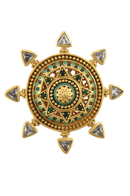 Circular Stone Studs 