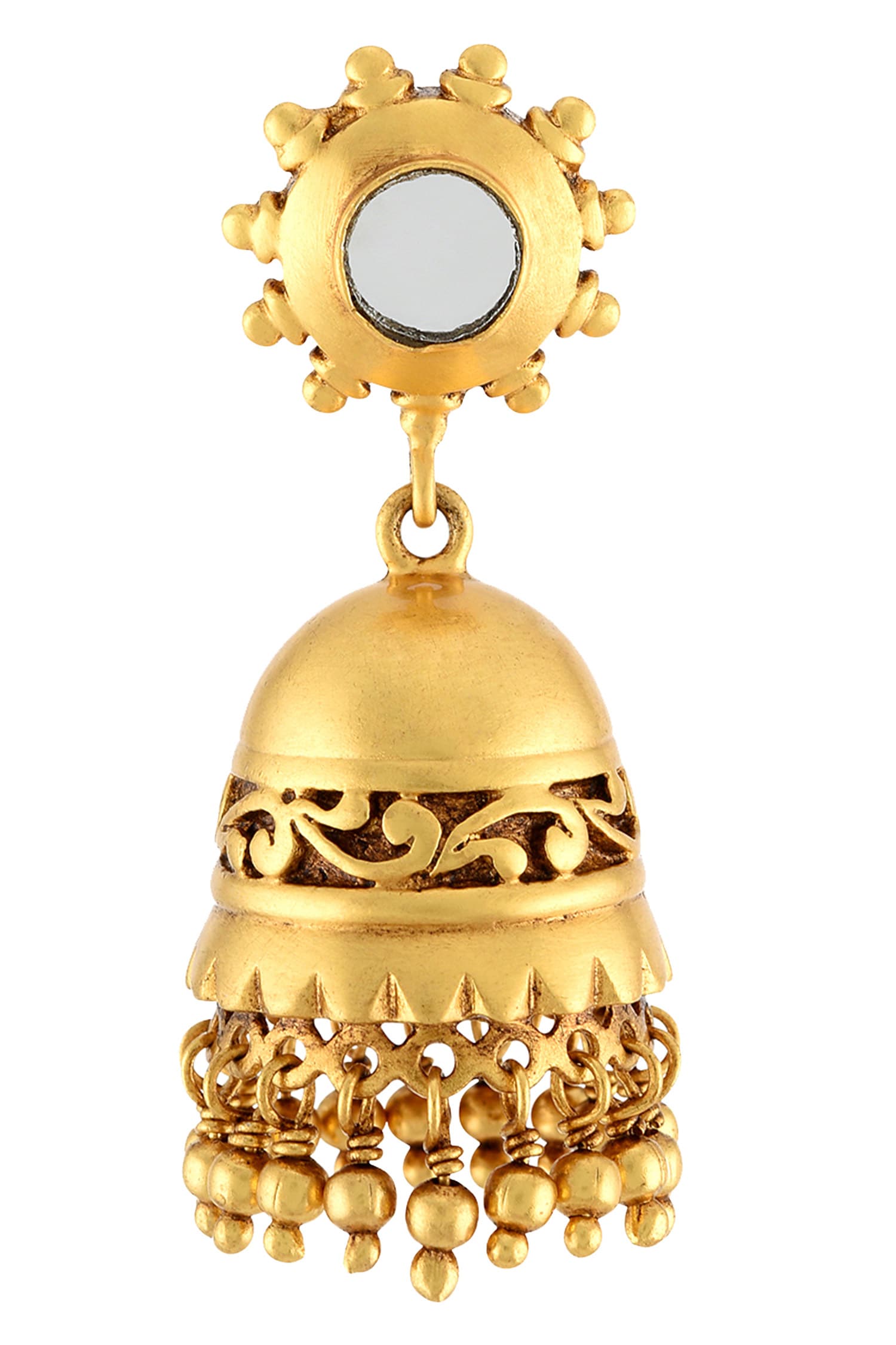 Handcrafted Floral Jhumkas 