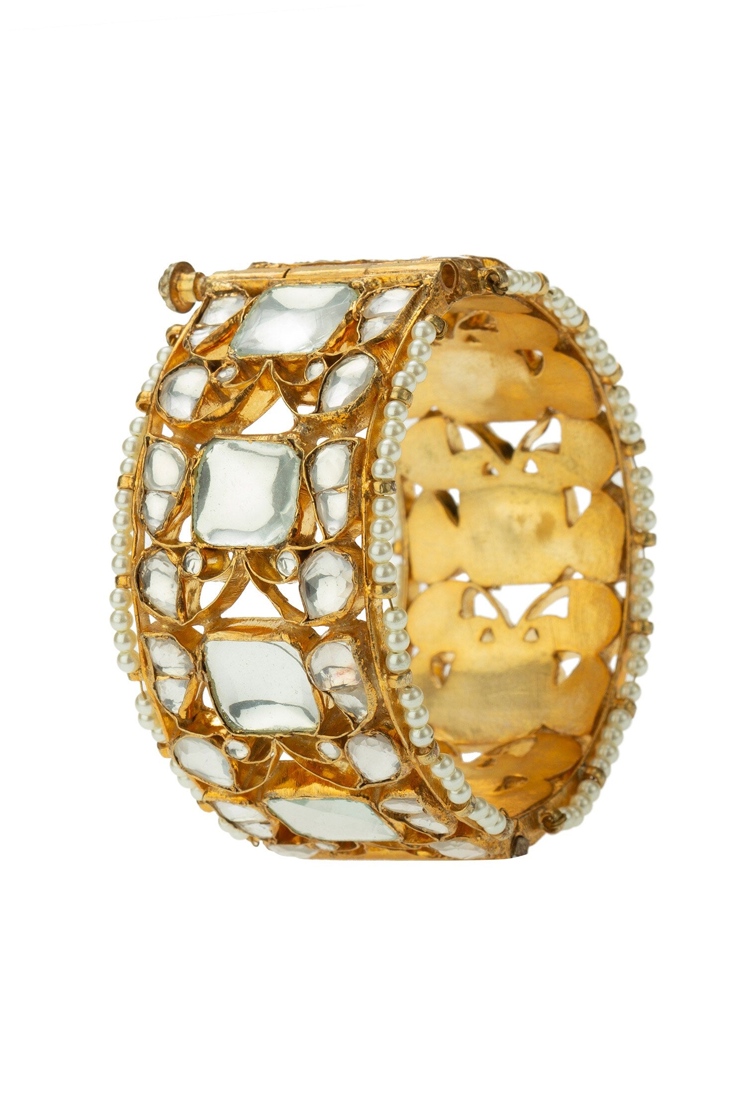 Cutwork Stone Bangle 