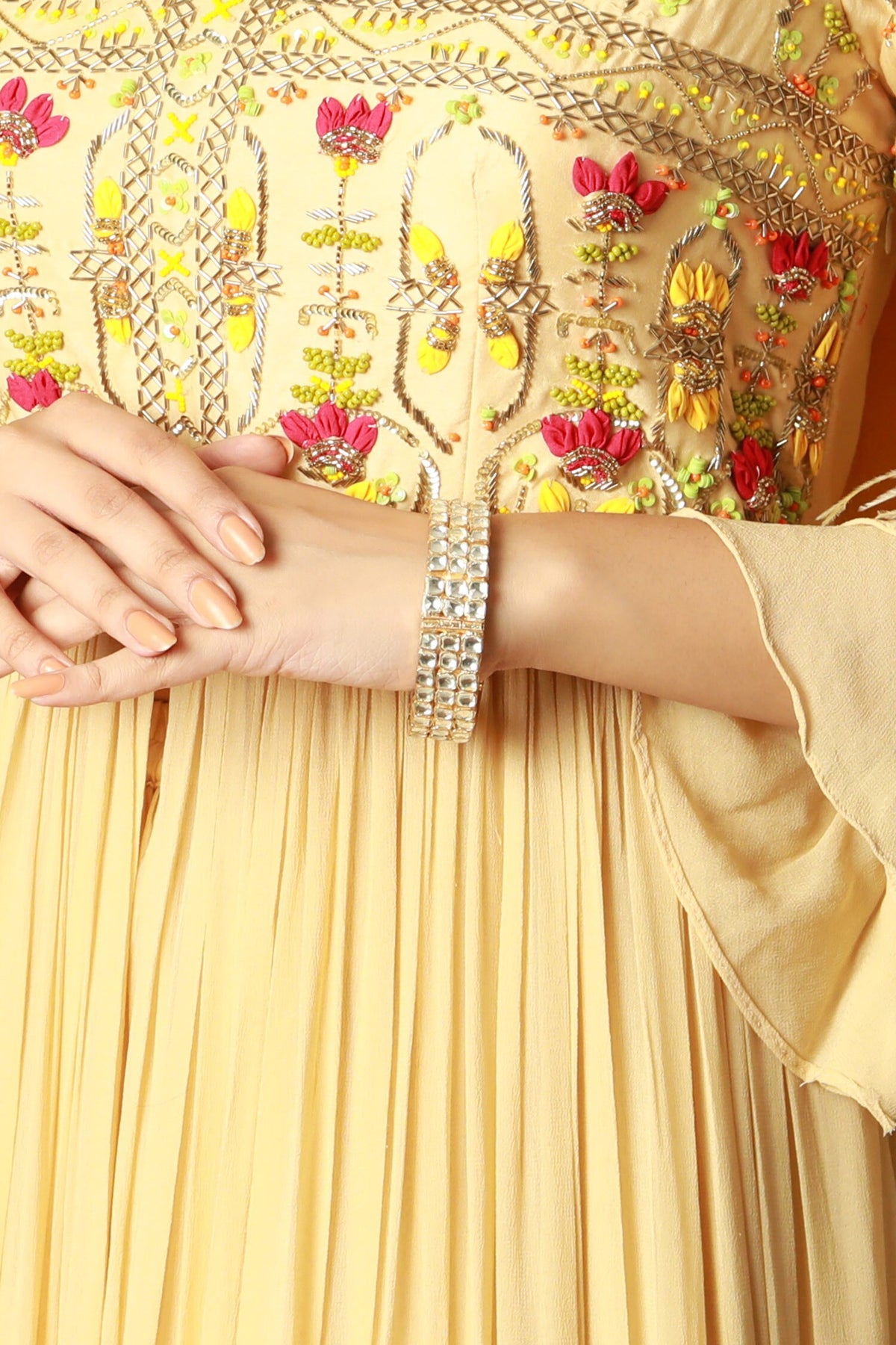 Geometric Stone Bangle - Single Pc 