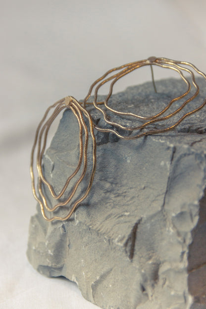 Poppy Handcrafted Wired Hoops 