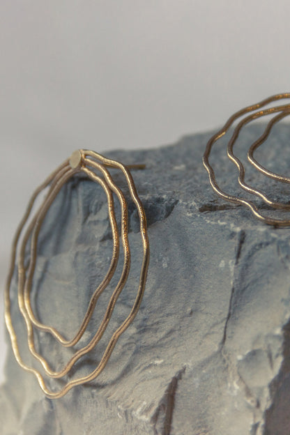 Poppy Handcrafted Wired Hoops 