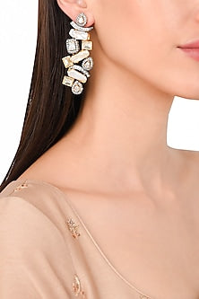 Gold Plated Baroque Pearls Earrings