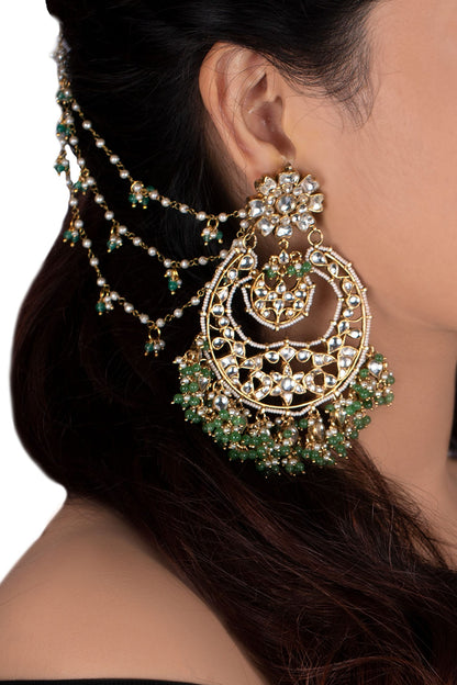 Floral Stone Chandbalis 