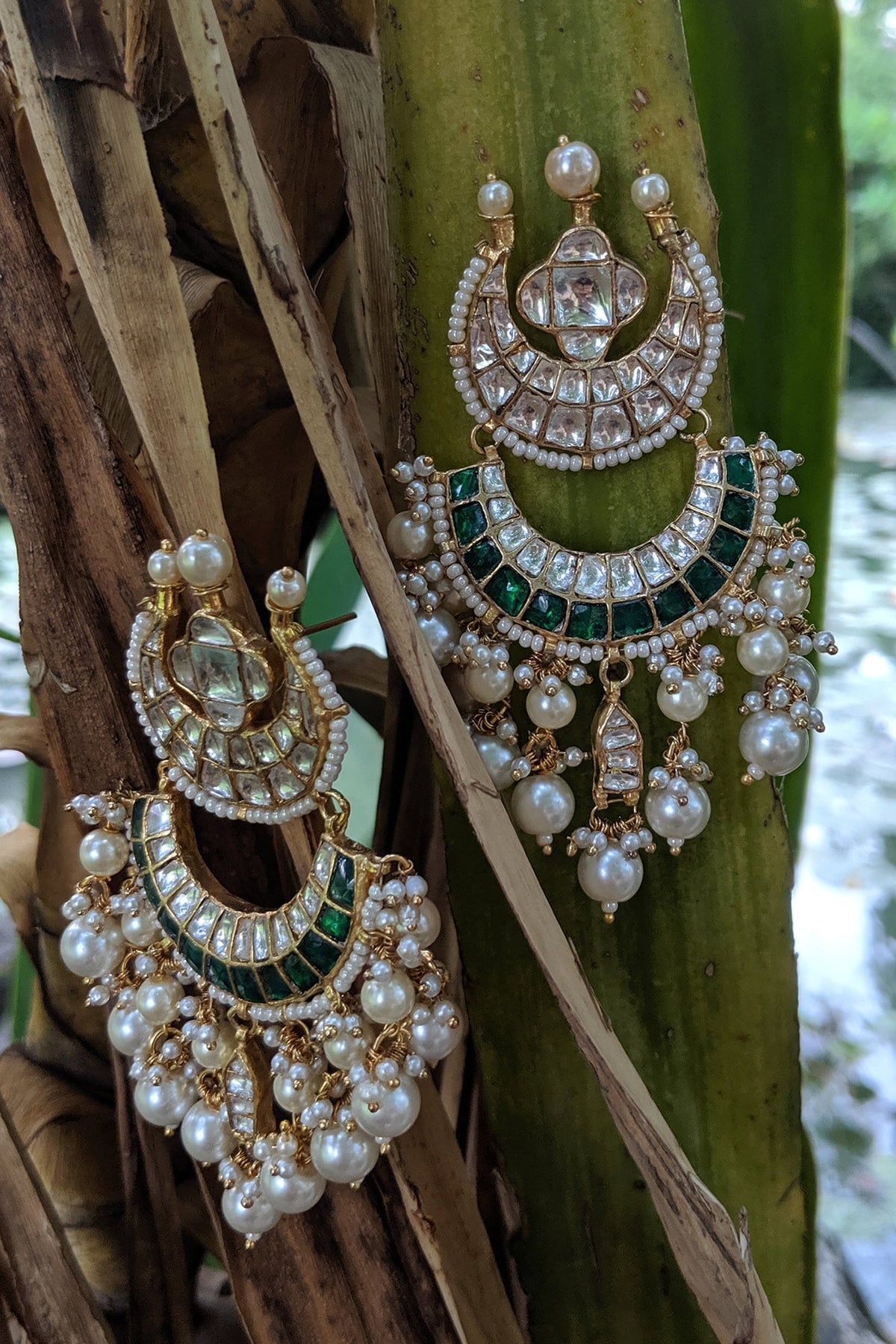 Bead Drop Tiered Chandbalis 