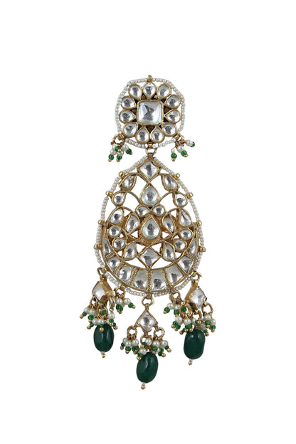 Floral Bead Drop Chandbalis 