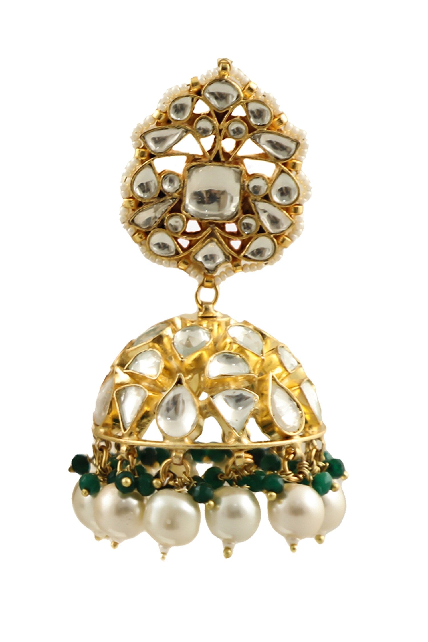 Bead Drop Jhumkas 
