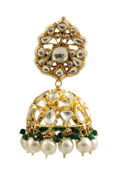 Bead Drop Jhumkas 