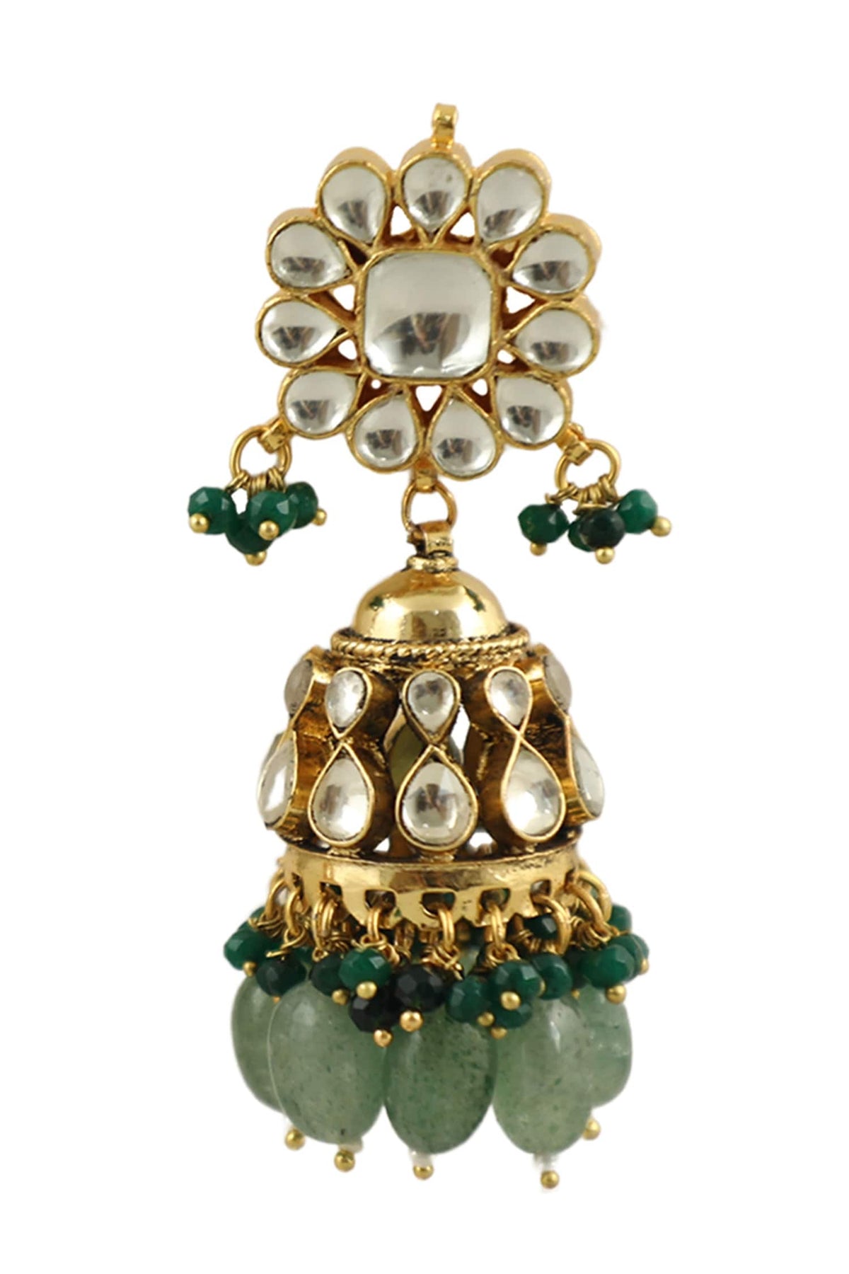 Floral Motif Jhumkas 