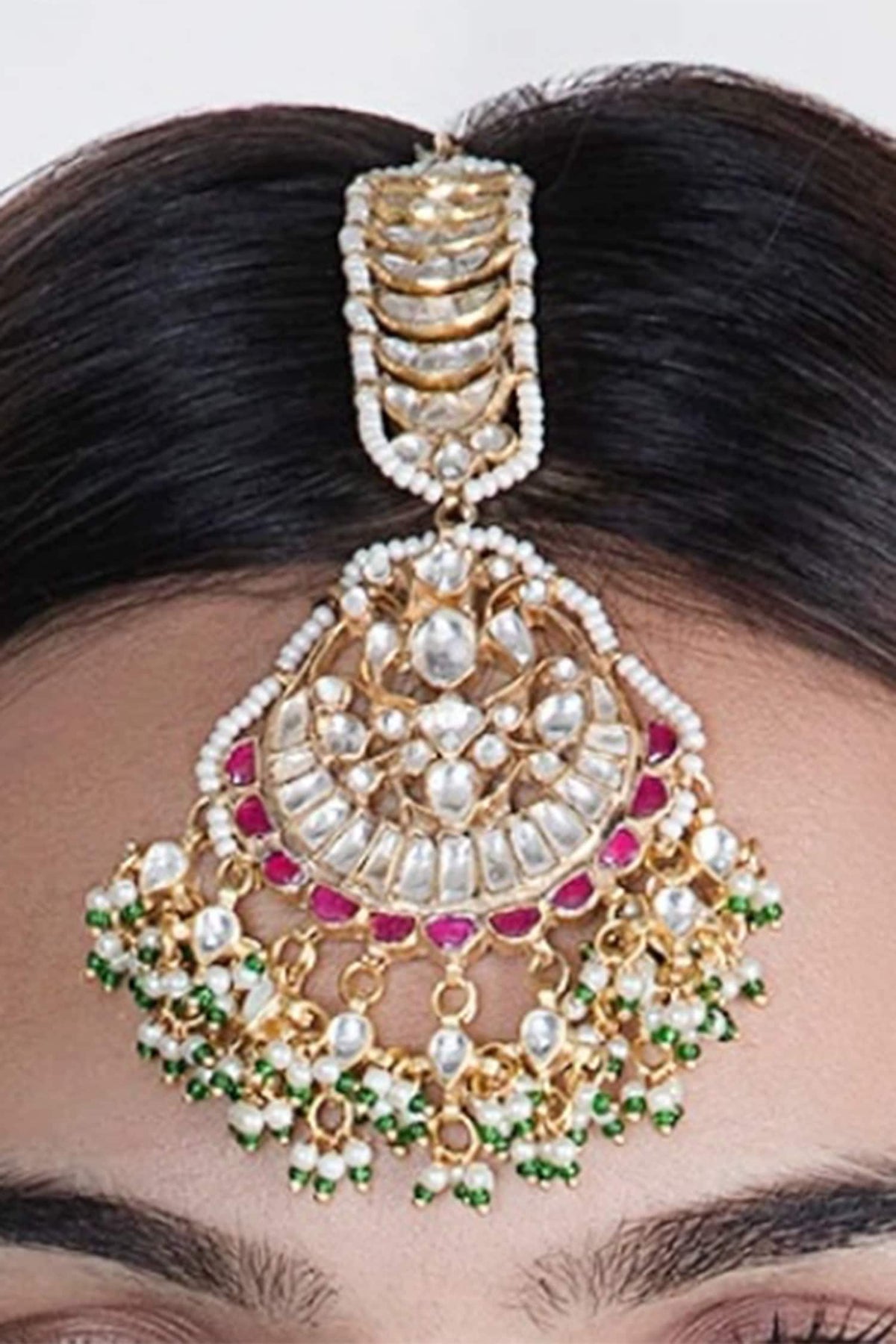 Bead Drop Maangtikka 