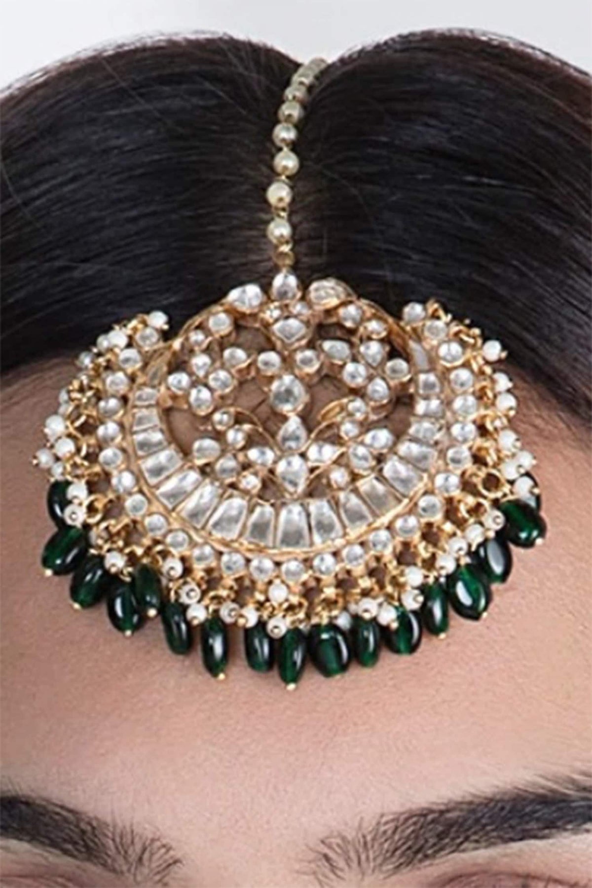 Bead Drop Maangtikka 