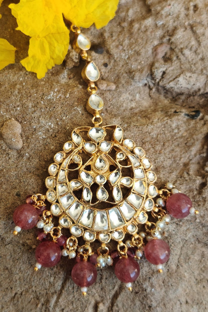 Bead Drop Maangtikka 