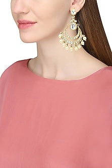 Gold Plated Chand Baali Earrings