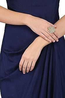 Gold Plated Flower Ring
