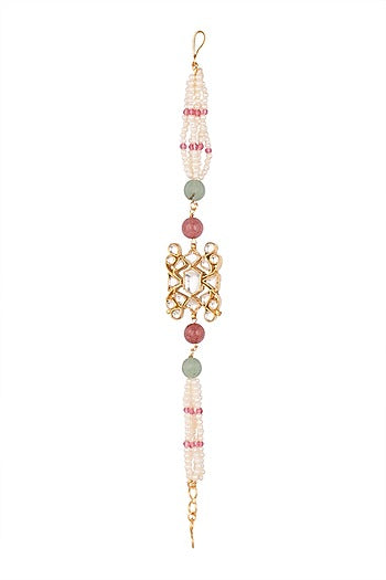 Gold Plated Pearl Bracelet