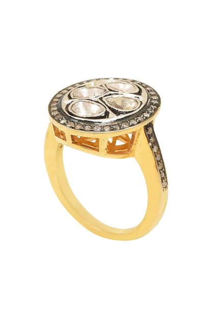 Polki Studded Ring Single Pc 