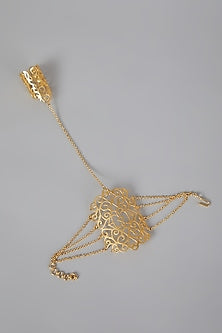 Gold Finish Hand Harness