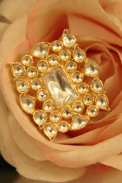 Geometric Stone Ring 