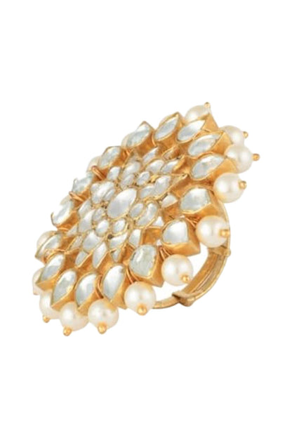 Floral Stone Ring 