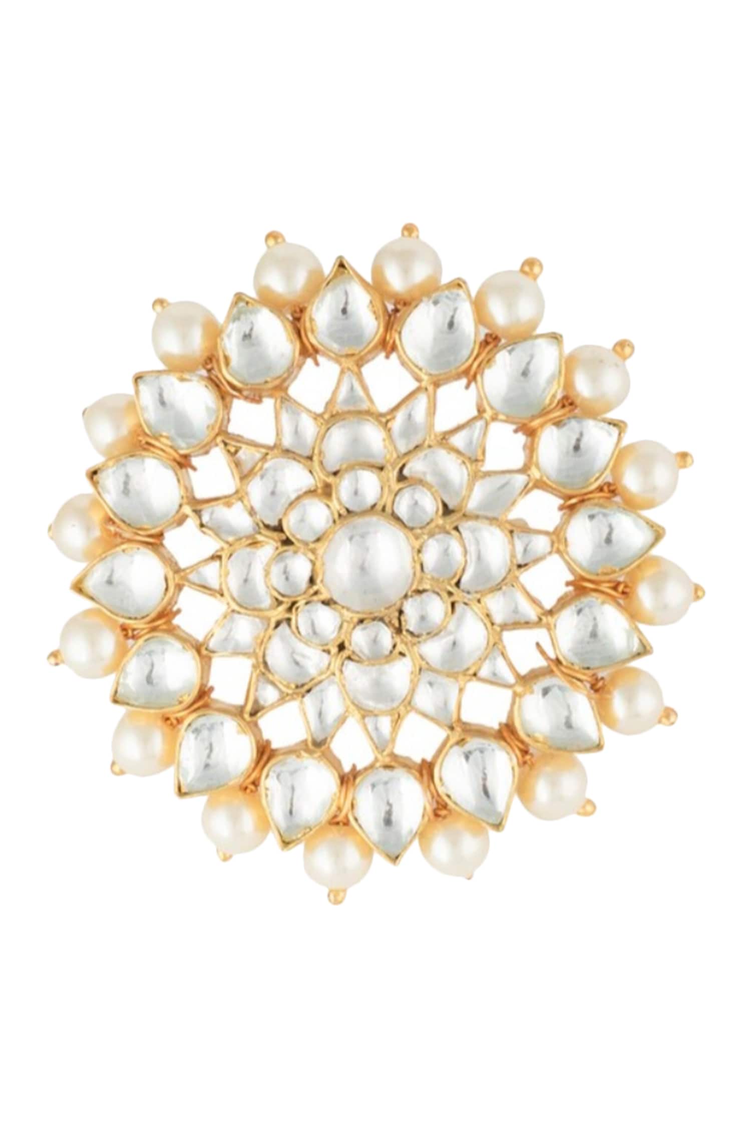 Floral Stone Ring 