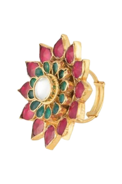 Floral Stone Ring 