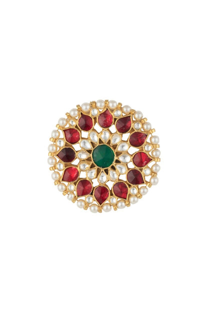 Floral Stone Ring 